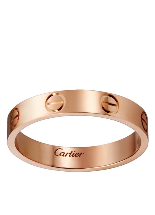 Cartier LOVE ring, klein model CRB4085200 - voorkant 3 roségoud