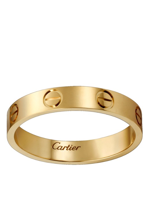 Cartier LOVE ring, klein model van 18 karaat geelgoud CRB40850 - voorkant geelgoud