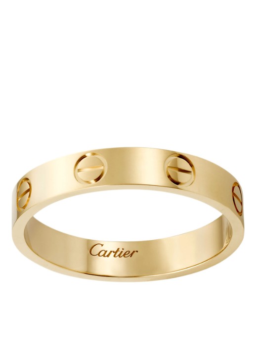 Cartier LOVE ring, klein model van 18 karaat geelgoud CRB40850 - voorkant 2 geelgoud