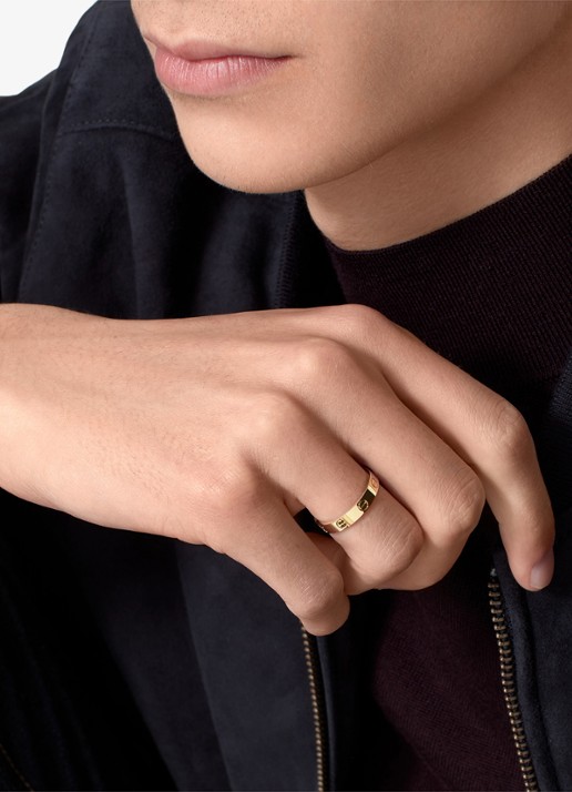 Cartier LOVE ring, klein model van 18 karaat geelgoud CRB40850 - voorkant 2 geelgoud