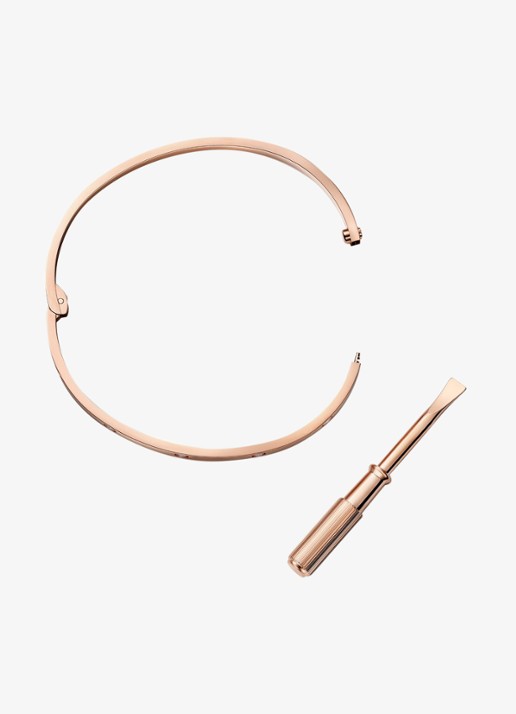Cartier LOVE Small armband van 18 karaat roségoud met 10 diamanten CRB6079615 - detail 4 roségoud