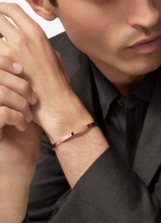 Cartier LOVE Small armband van 18 karaat roségoud met 6 diamanten CRB6079315 - detail 3 roségoud