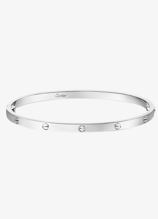 Cartier LOVE Small armband van 18 karaat witgoud CRB6079215