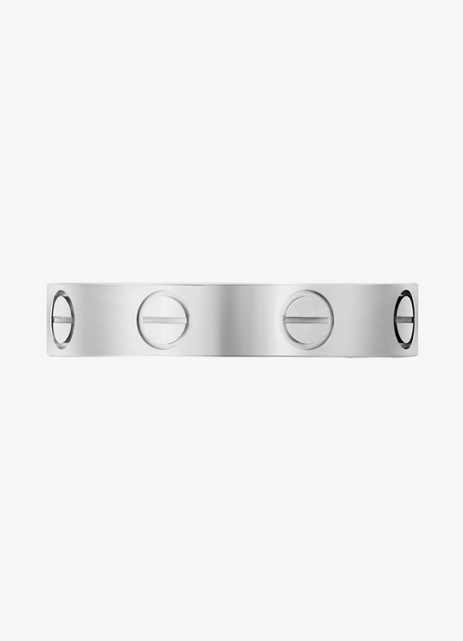 Cartier LOVE trouwring van platina CRB40853 - detail 3 witgoud