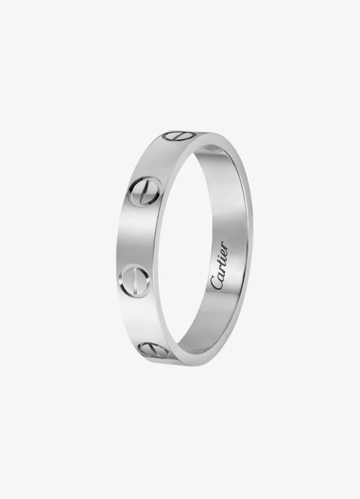 Cartier Love trouwring van platina CRB4085363 - detail 3 zilver