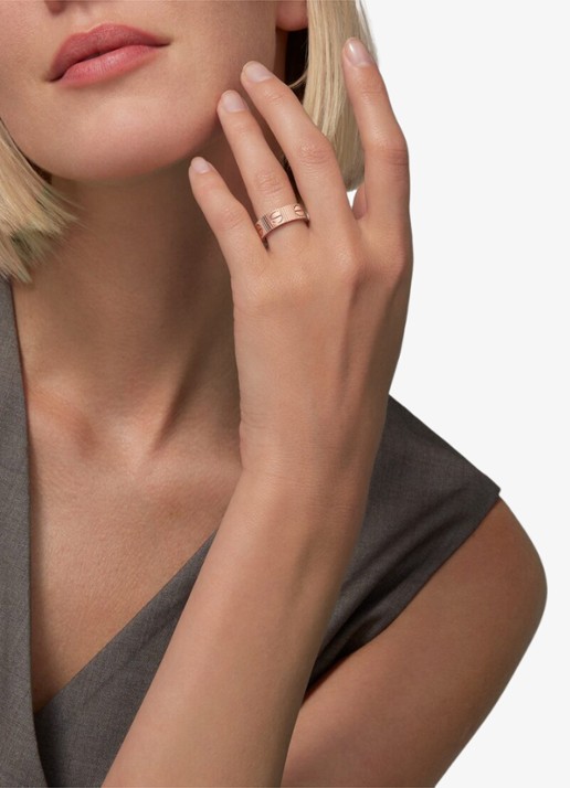 Cartier LOVE Unlimited ring van 18 karaat roségoud CRB42476 - detail 3 roségoud