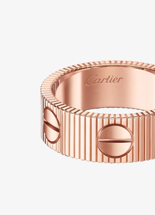 Cartier LOVE Unlimited ring van 18 karaat roségoud CRB42476 - detail 6 roségoud
