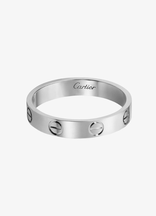 Cartier Love Wedding ring van platina CRB4085363 - voorkant zilver