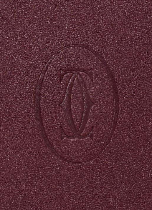 Cartier Must de Cartier portfolio van kalfsleer CRL1002265 - detail 3 bordeauxrood