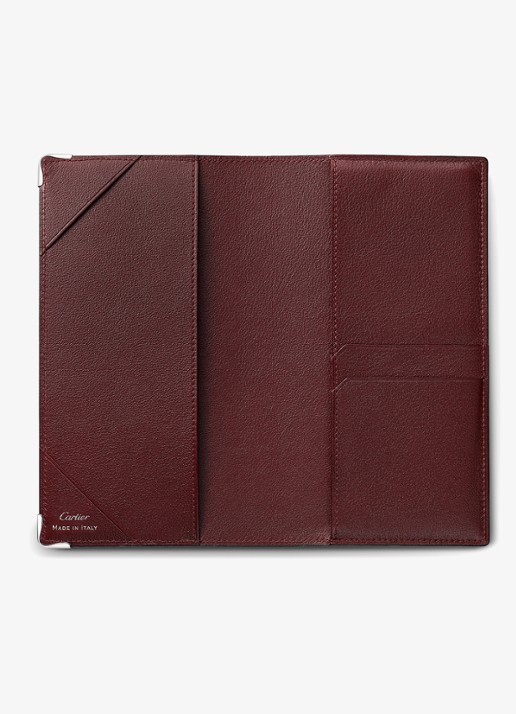 Cartier Must de Cartier zakagenda, groot model van kalfsleer CRL3001528 - achterkant 8 zwart