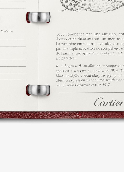 Cartier Must de Cartier zakagenda, groot model van kalfsleer CRL3001528 - detail 3 zwart