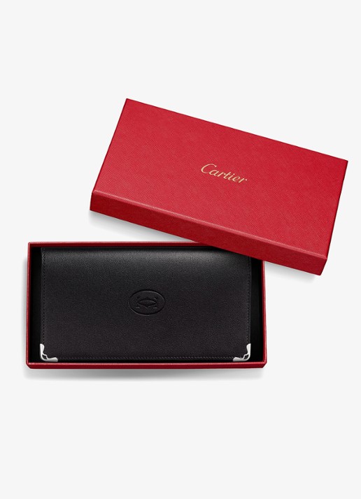 Cartier Must de Cartier zakagenda, groot model van kalfsleer CRL3001528 - detail 5 zwart