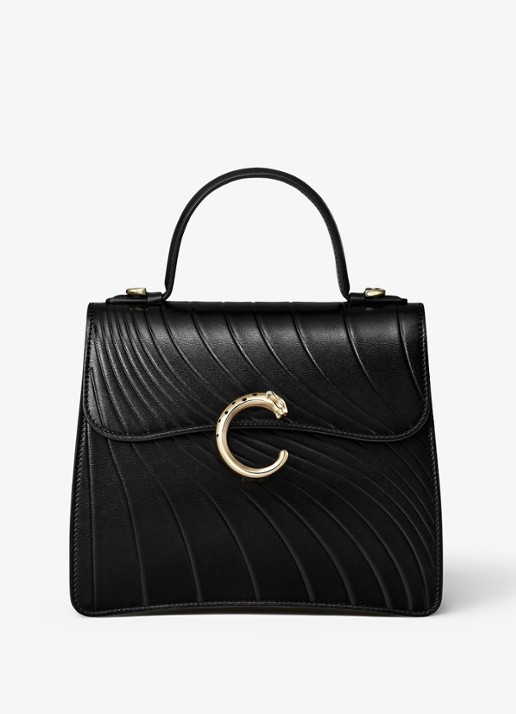 Cartier Panthère C de Cartier Small handtas van kalfsleer CRL1002554 - detail 2 zwart