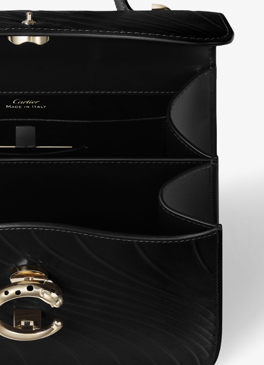 Cartier Panthère C de Cartier Small handtas van kalfsleer CRL1002554 - detail 4 zwart