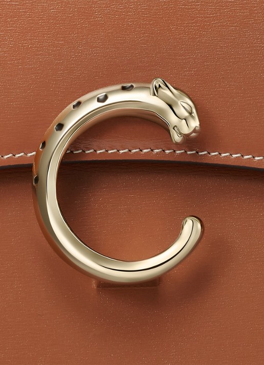 Cartier Panthère C de Cartier Small handtas van kalfsleer CRL1002576 - detail 3 bruin