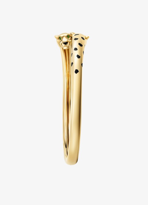Cartier Panthère de Cartier armband van 18 karaat geelgoud met onyx en tsavoriet granaat CRN6730715 - detail 2 geelgoud