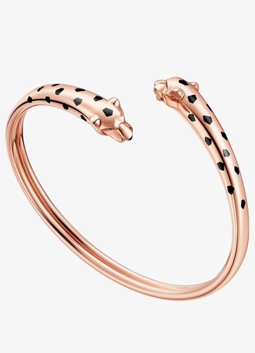 Cartier Panthère de Cartier armband van 18 karaat roségoud met onyx en tsavoriet granaat CRN6730817 - voorkant 2 roségoud