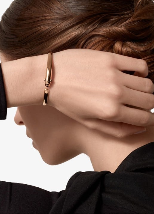 Cartier Panthère de Cartier bangle, klein model van 18 karaat roségoud CRB6078417 - achterkant 6 roségoud