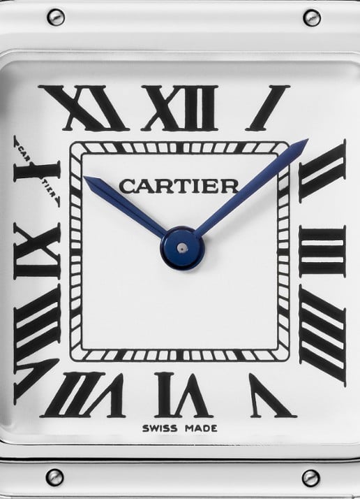 Cartier Panthère de Cartier horloge, medium model CRWSPN0015 - detail zilver