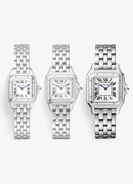Cartier Panthère de Cartier horloge, medium model CRWSPN0015 - detail 3 zilver