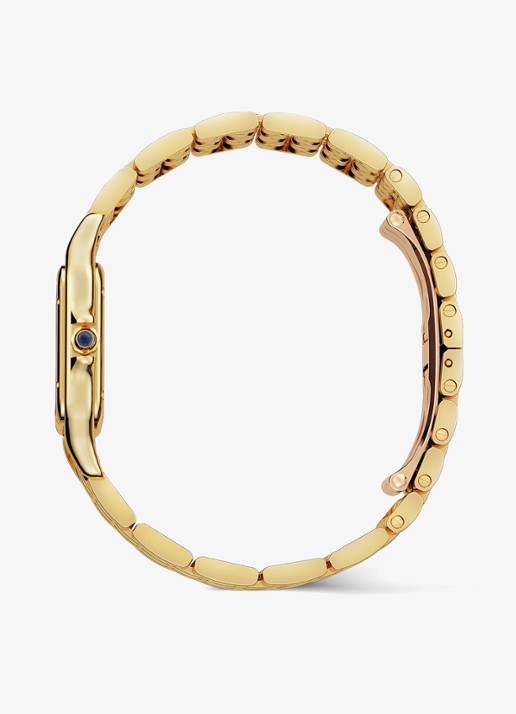 Cartier Panthère de Cartier horloge, medium model van 18 karaat geelgoud CRWGPN0058 - achterkant goud