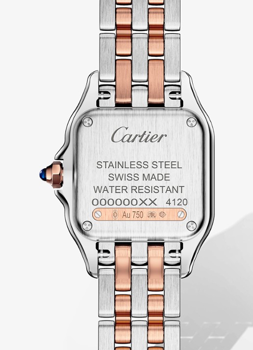 Cartier Panthère de Cartier horloge van 18 karaat roségoud en staal met diamant CRW3PN0014 - detail 6 roségoud
