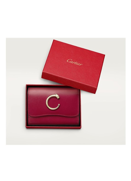 Cartier Panthère de Cartier Mini portemonnee van kalfsleer CRL3002040 - detail 6 donkerrood
