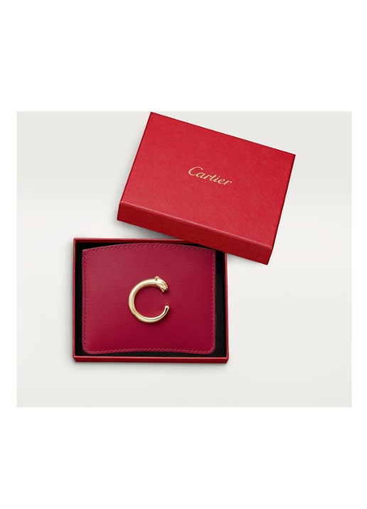 Cartier Panthère de Cartier pasjeshouder van kalfsleer CRL3002037 - detail 3 rood