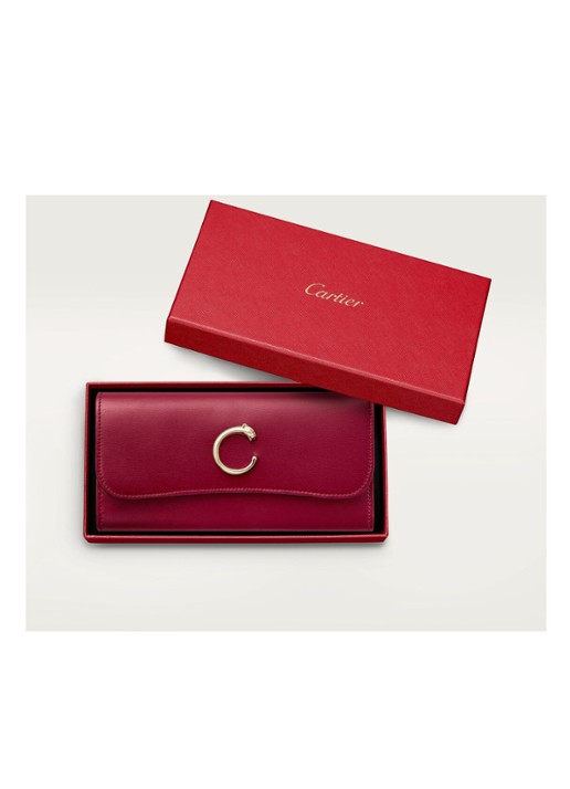 Cartier Panthère de Cartier portemonnee van kalfsleer CRL3002044 - detail 6 donkerrood
