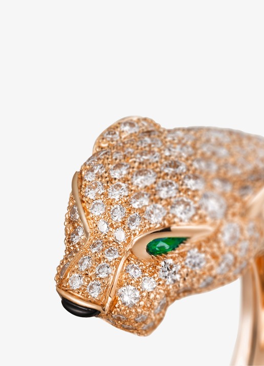 Cartier Panthère de Cartier ring, middel model van 18 karaat roségoud met 1.15 ct diamant CRN4742200 - detail 3 roségoud