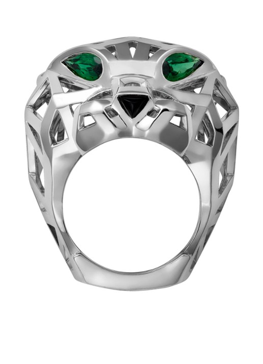 Cartier Panthère de Cartier ring van 18 karaat witgoud met edelsteen N4730900 - detail 4 witgoud