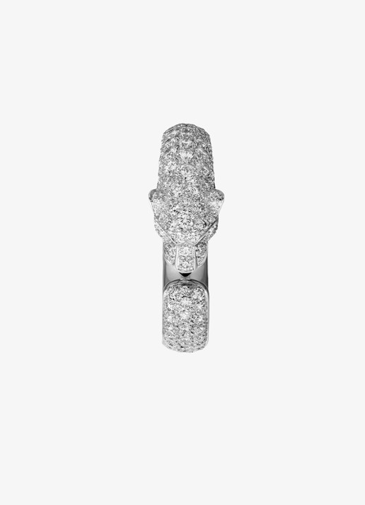 Cartier Panthère de Cartier ring van 18 karaat witgoud met onyx, smaragd en 0.95 ct diamant CRN47656 - detail 3 witgoud