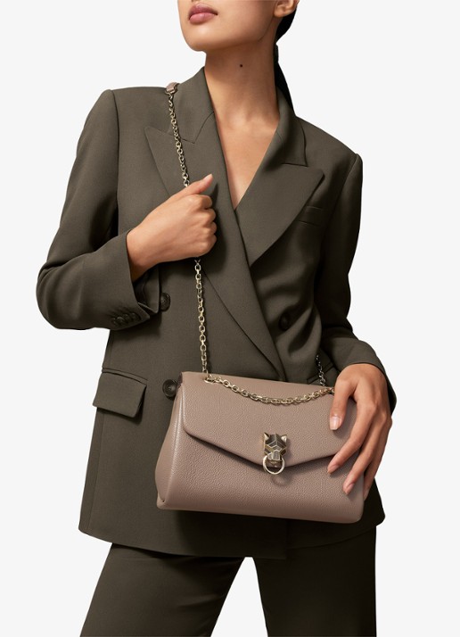Cartier Panthère de Cartier Small schoudertas van kalfsleer CRL1002655 - voorkant 8 taupe