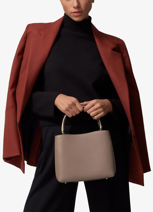 Cartier Panthère Double de Cartier Small handtas van kalfsleer CRL1002642 - voorkant 8 taupe