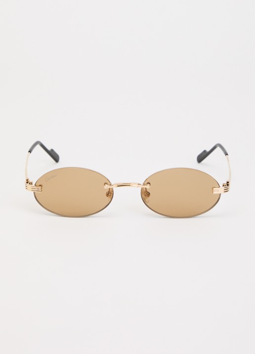 Cartier Retro zonnebril CT0615 - detail goud