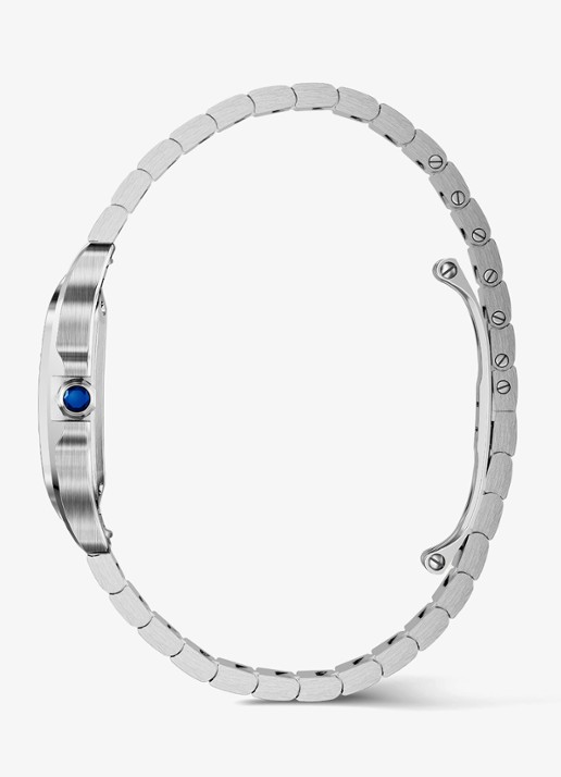 Cartier Santos de Cartier horloge CRWSSA0082 - achterkant zilver