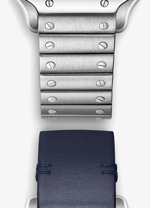 Cartier Santos de Cartier horloge CRWSSA0082 - detail 7 zilver