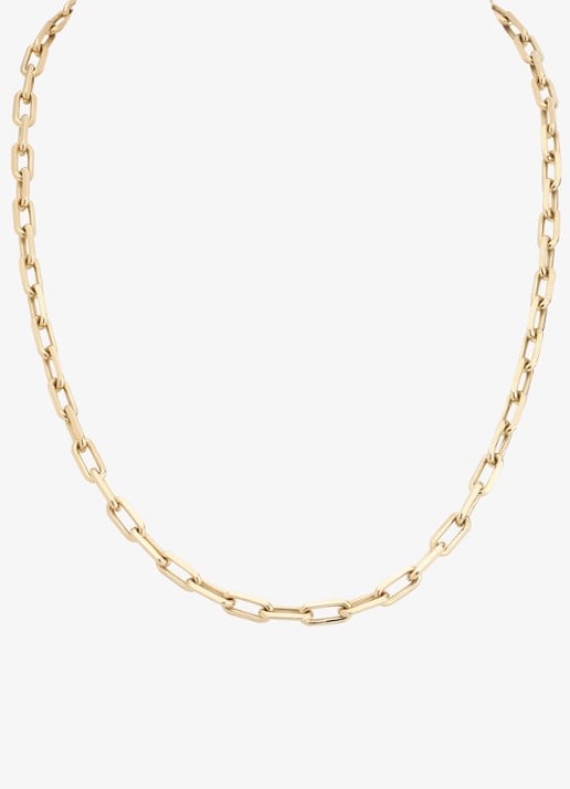 Cartier Santos de Cartier ketting, middel model van 18 karaat geelgoud CRB7009000 - voorkant geelgoud