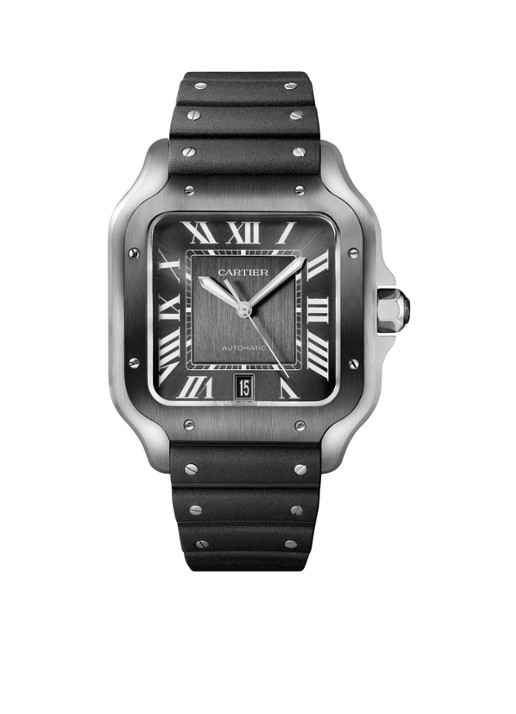 Cartier Santos de Cartier Large horloge met verwisselbaar bandje CRWSSA0037 - voorkant 6 zwart