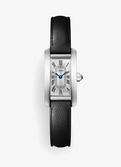 Cartier Tank Américaine horloge CRWSTA0100 - voorkant zilver