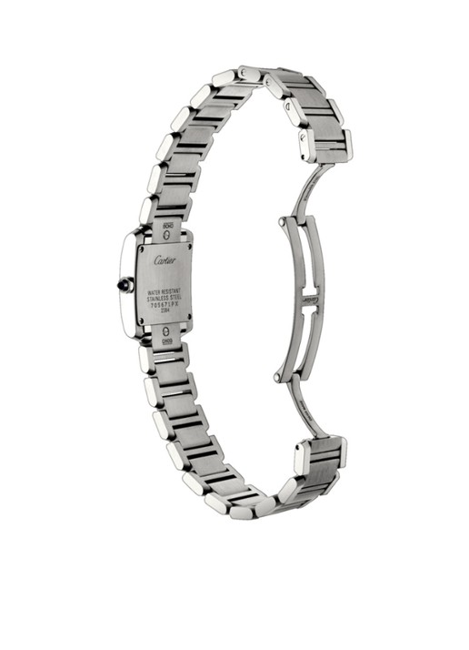 Cartier Tank Française small horloge van staal W51008Q3 - detail 2 zilver
