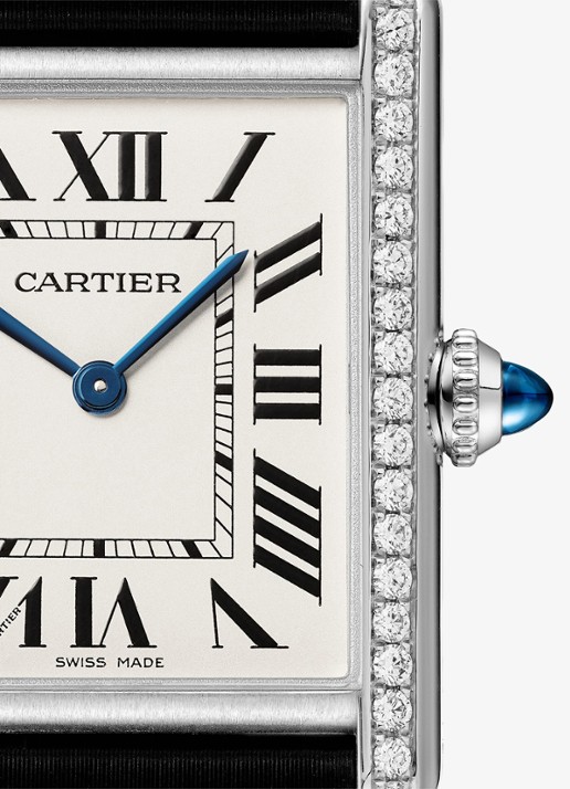 Cartier Tank Must de Cartier horloge CRW4TA0030 - detail zilver