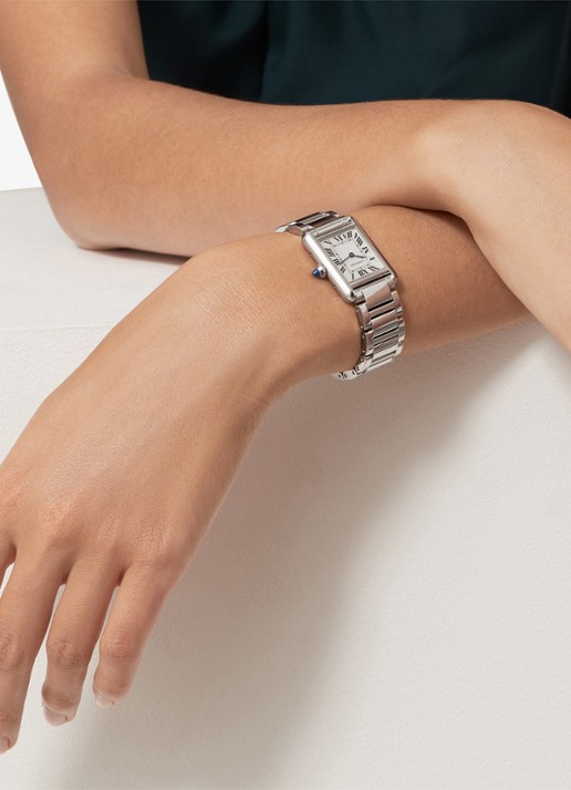 Cartier Tank Must de Cartier horloge CRWSTA0107 - voorkant 7 zilver