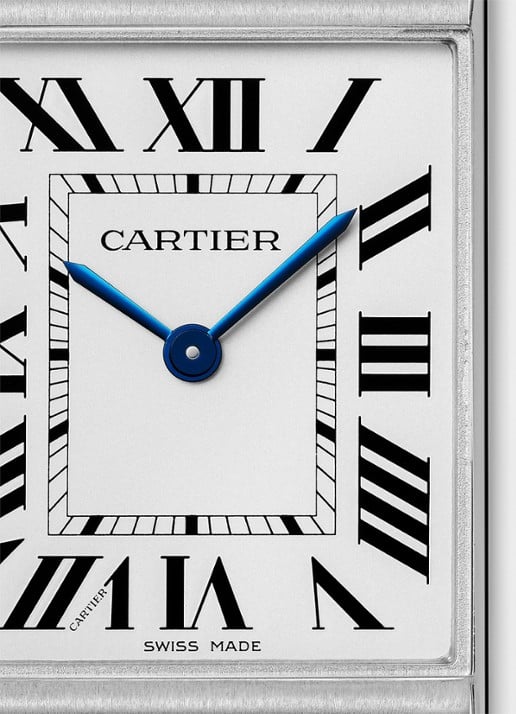 Cartier Tank must SolarBeat™ horloge CRWSTA0122 - detail 4 zilver