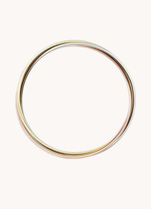 Cartier Trinity armband classic van 18 karaat rosé-, geel-, en witgoud CRB6067800  - detail 5 multicolor