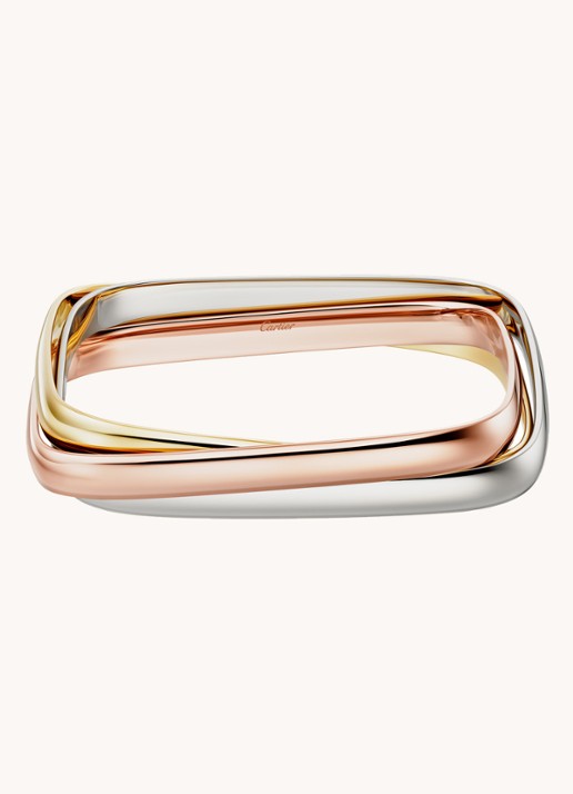 Cartier Trinity armband, kussenvormig CRB6078017 - voorkant 6 goud