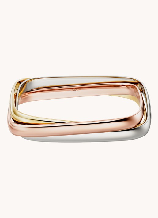 Cartier Trinity armband, kussenvormig CRB6078017 - voorkant 6 goud