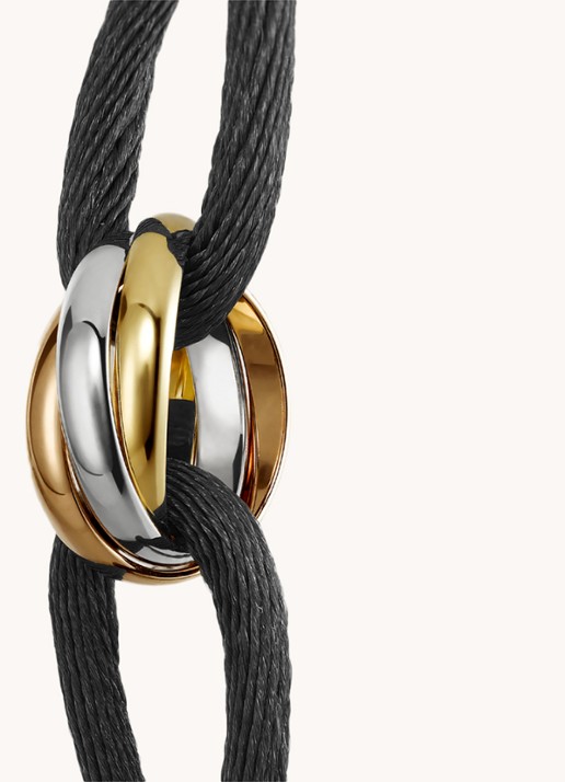 Cartier Trinity de Cartier armband met detail van 18 karaat rosé-, wit- en geelgoud B6016700  - detail 5 multicolor
