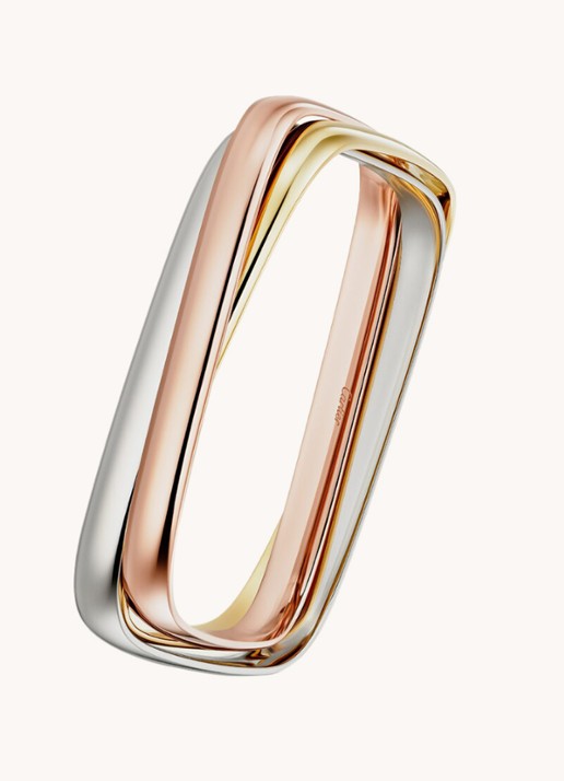 Cartier Trinity de Cartier bangle van 18 karaat rosé-, geel-, en witgoud CRB6078016 - detail 3 goud