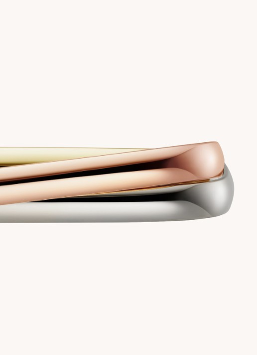 Cartier Trinity de Cartier bangle van 18 karaat rosé-, geel-, en witgoud CRB6078016 - detail 4 goud